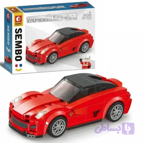 لگو ماشین 182 تکه ریسینگ مدل FAMOUS CAR کد