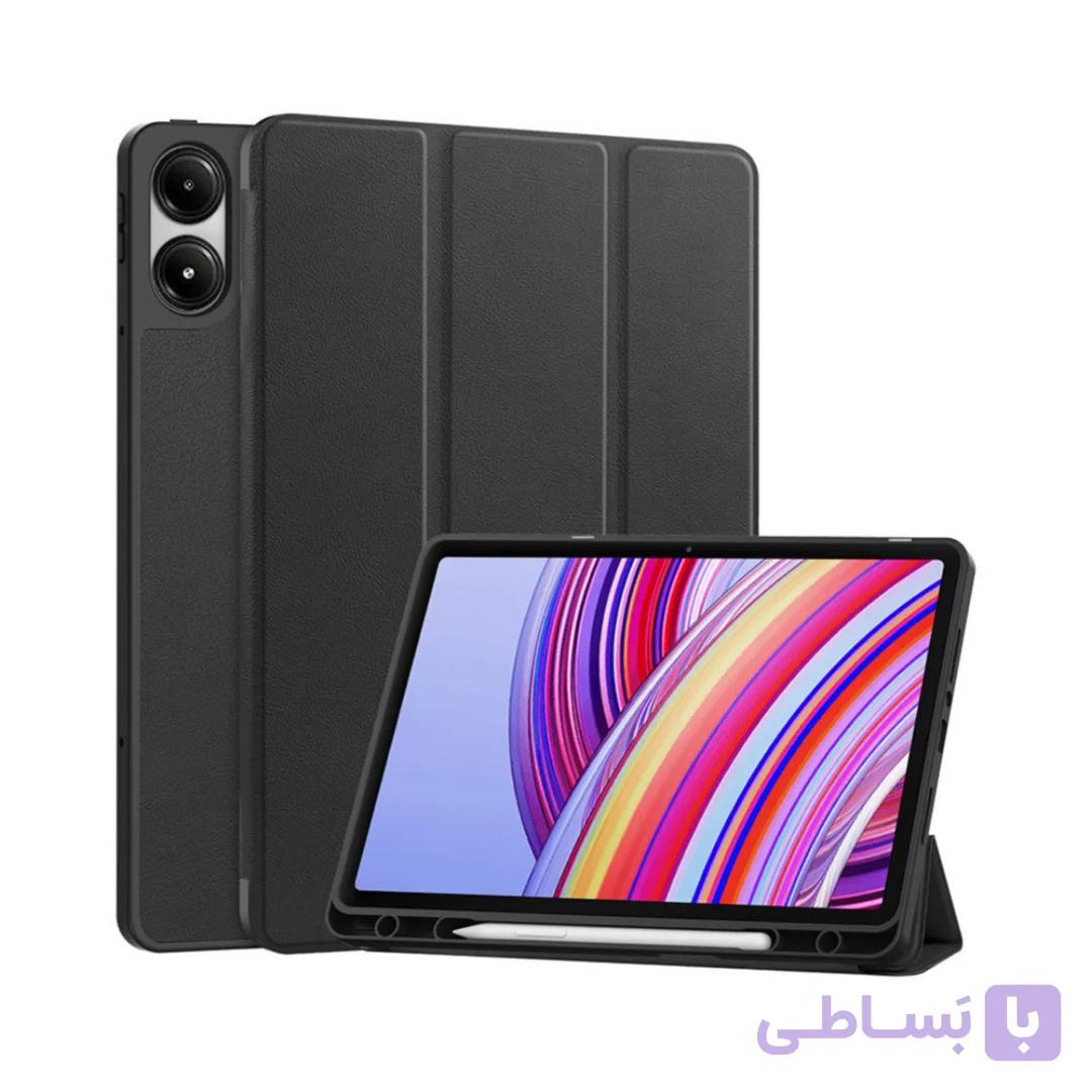 کیف کلاسوری مدل اسمارت جا قلم دار مناسب برای تبلت پوکو پد شیائومی Xiaomi Poco Pad 12.1