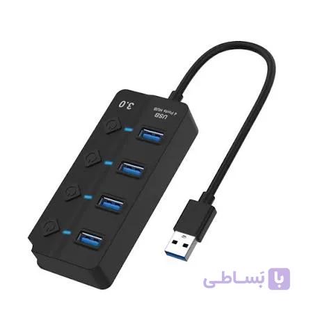 تبدیل USB3.0 به هاب 4 پورت اونتن OTN-5301
