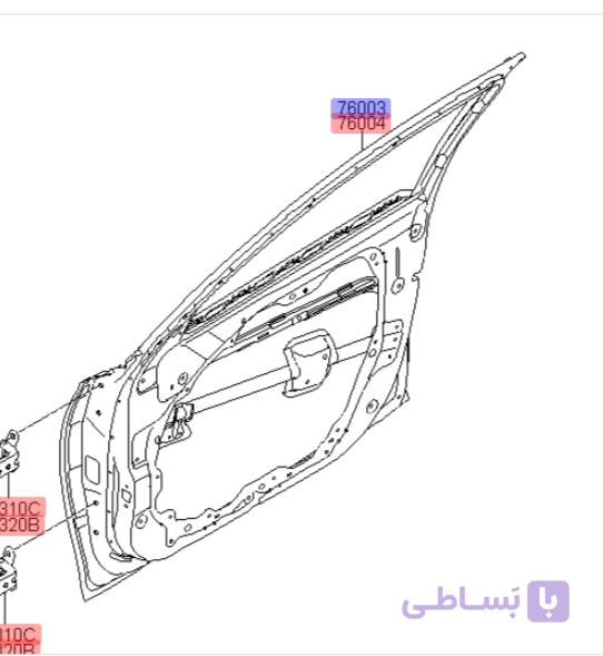درب جلو چپ آزرا گرنجور ۲۰۱۸