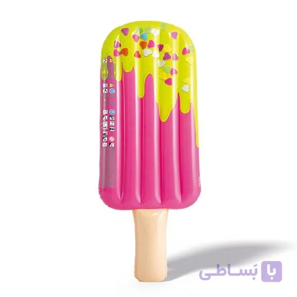 و قیمت تشک بادی روی آب طرح بستنی اینتکس کد 58766