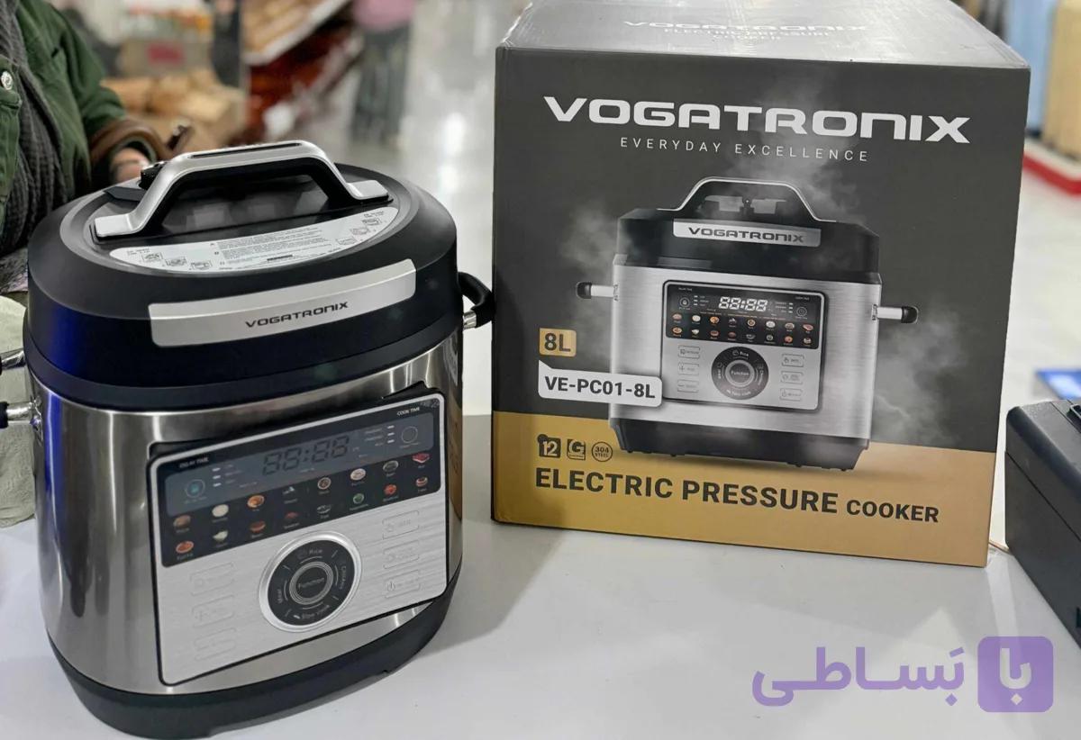 زودپز برقی وگاتی 8لیتر مدل VE-PC01 ارسال پس کرایهt