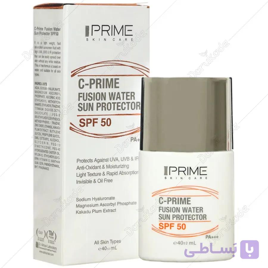 ضدآفتاب فلوئیدویتامین سیspf50پریم