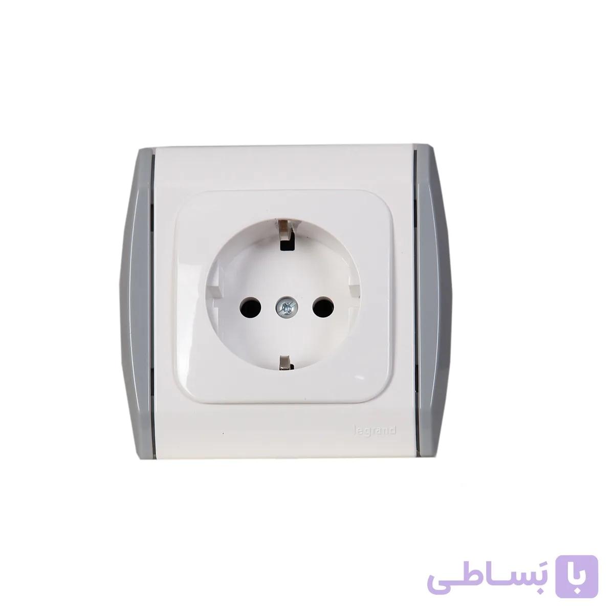 پریز برق ارت دار لگراند مدل پاریس