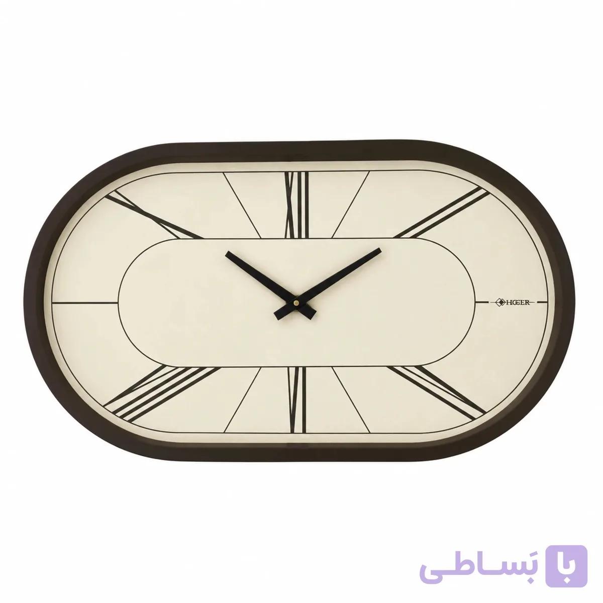 ساعت دیواری HOGER کد 140 قهوه ای