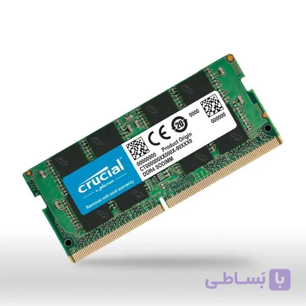 رم کارکرده لپ تاپ Crucial 8GB DDR4 2666