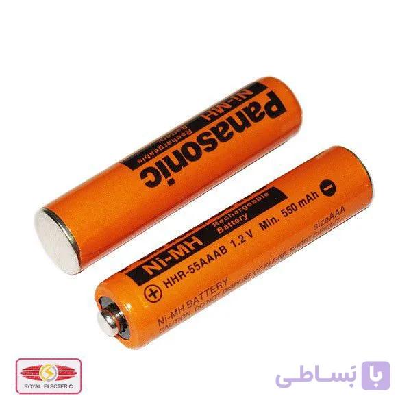 باتری نیم قلمی پاناسونیک 550mah – بسته 2 عددی فابریک