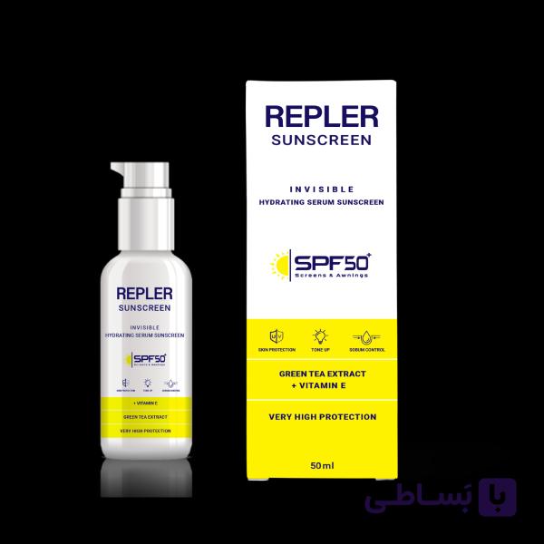 ضد آفتاب ریپلر SPF50+ | سرمی، نامرئی و آبرسان