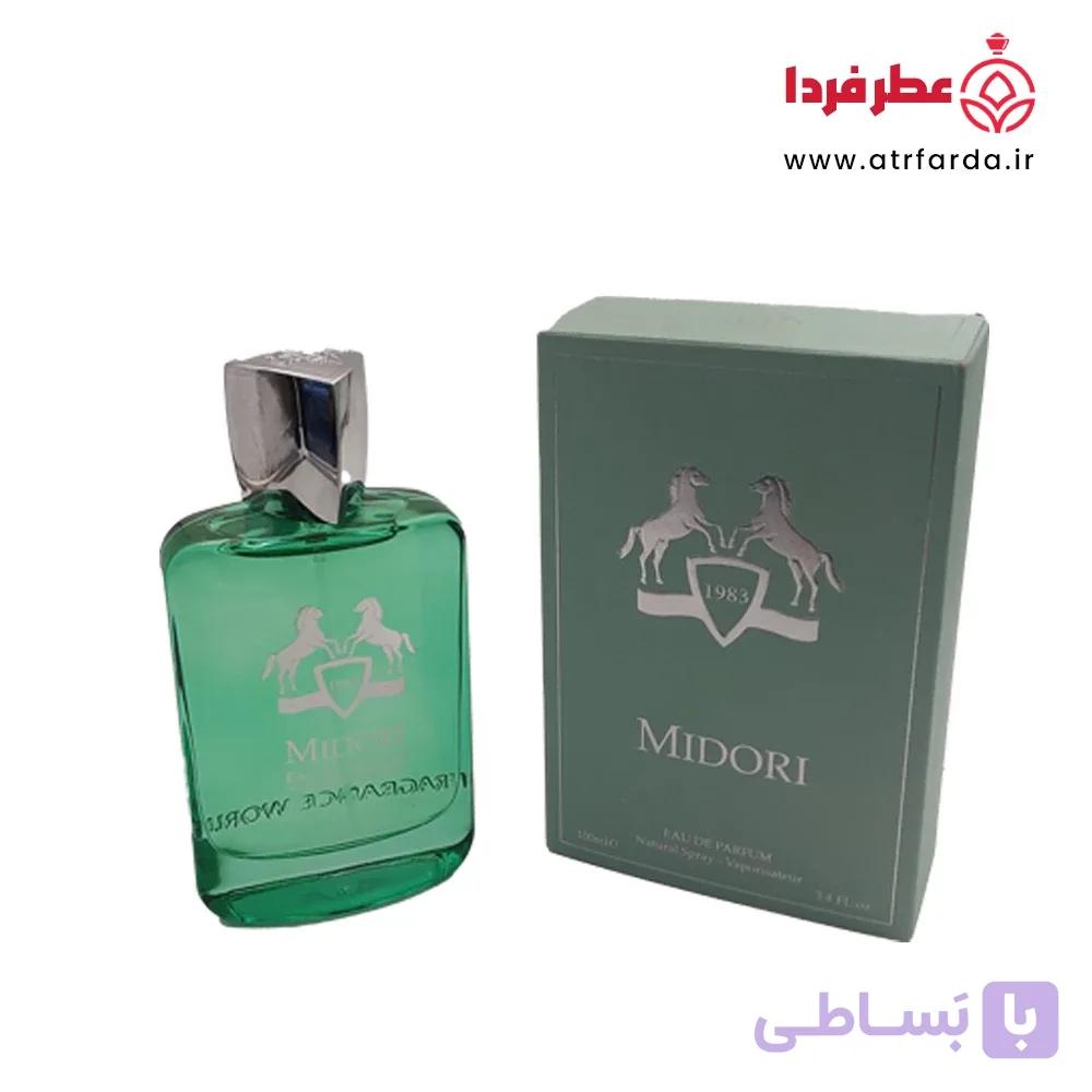 عطر ادکلن برند فرگرانس ورلد Fragrance World مردانه مدل میدوری (MIDORI) حجم 100 میل