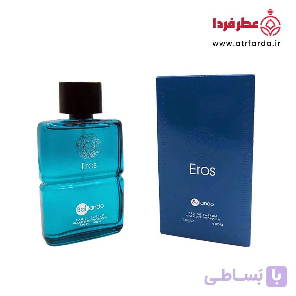 عطر ادوپرفیوم برند بایلندو مردانه مدل اروس (Eros) حجم 100 میل