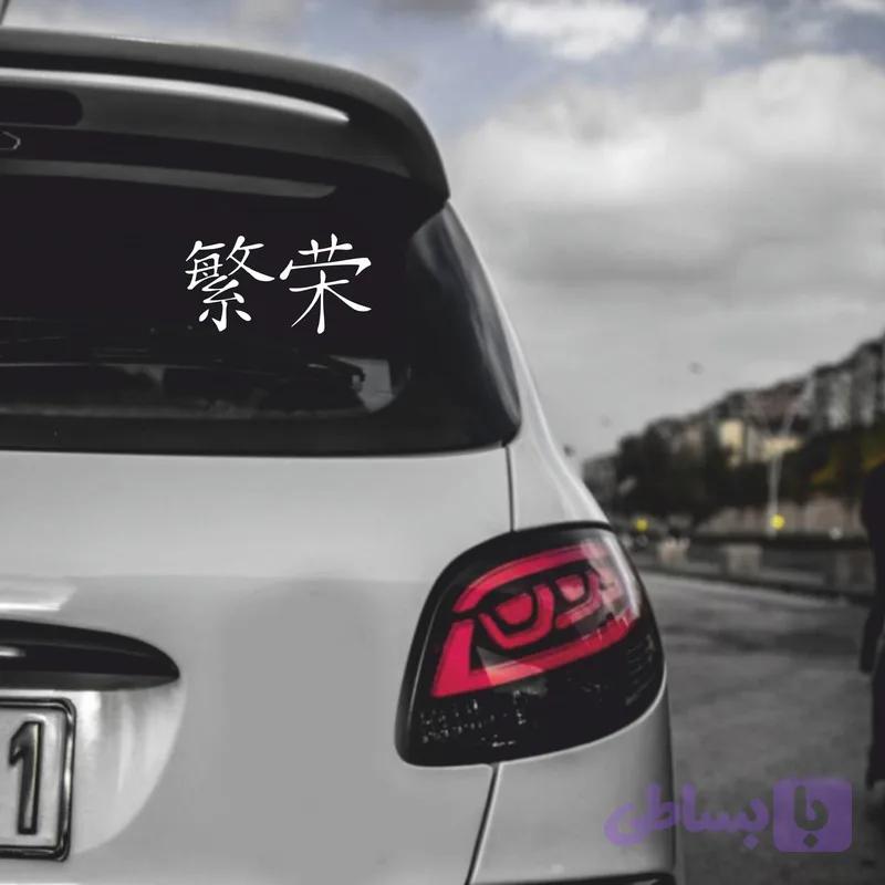 برچسب بدنه خودرو مدل ژاپنی کد sr04 تولیدی مستر لوکسینو