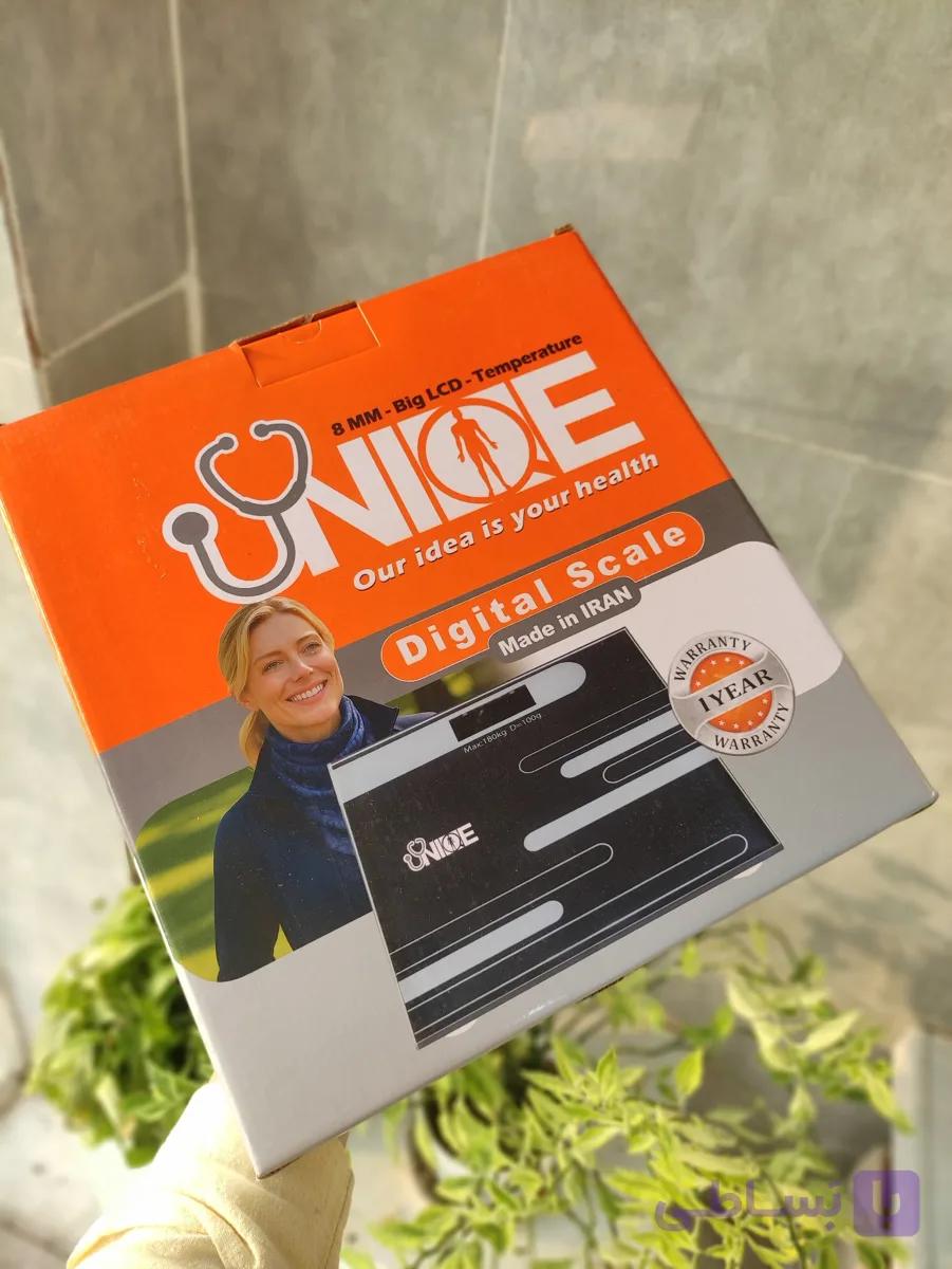 ترازوی دیجیتال شیشهای برند یونیک (UNIQUE)