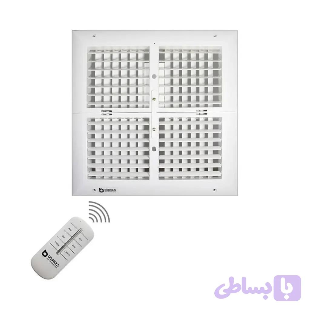 دریچه کولر پلاستیکی مستطیلی چهار شبکه ریموت دار
