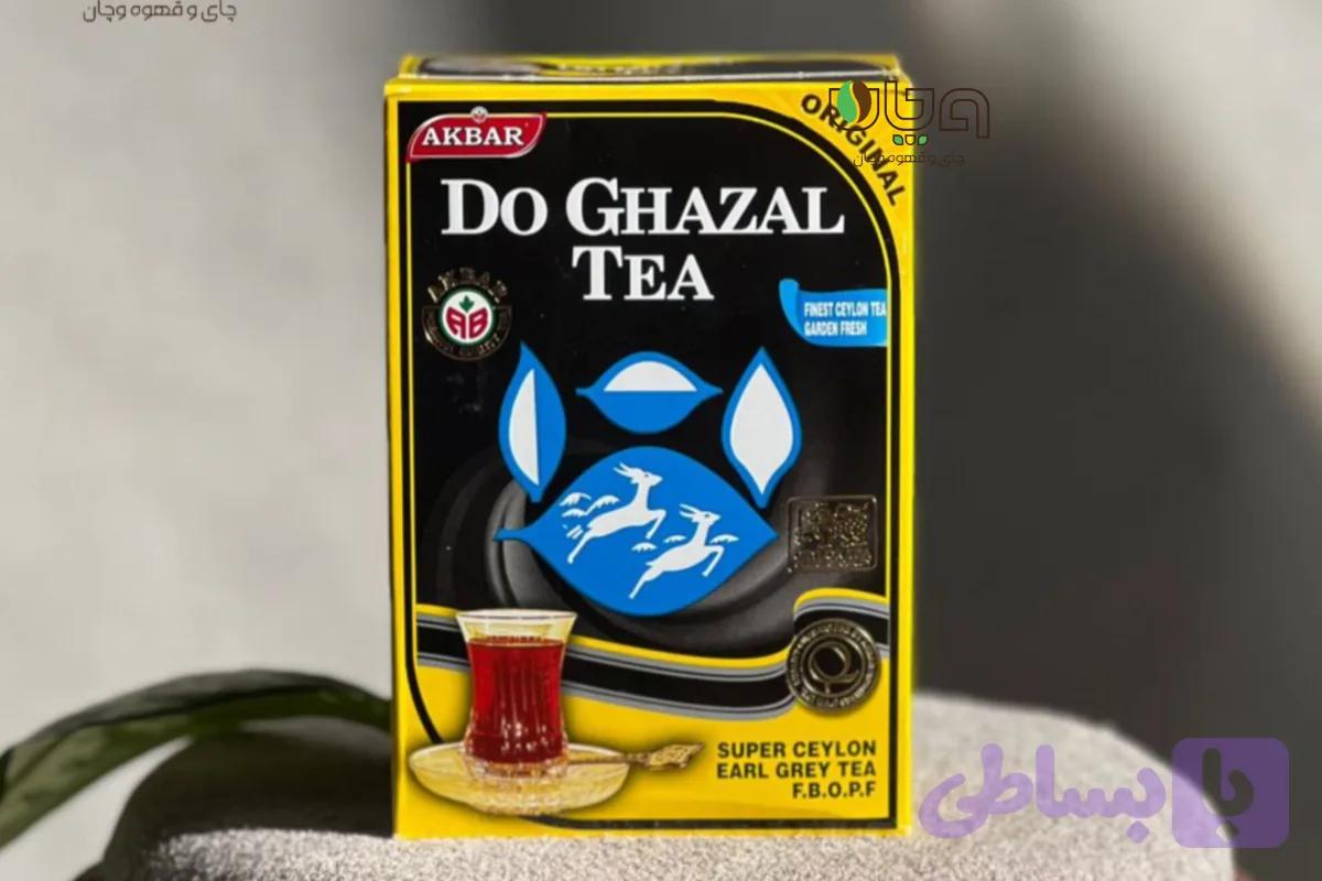 چای دوغزال مشکی شیرنشان 500 گرمی اکبر اورجینال و معطر