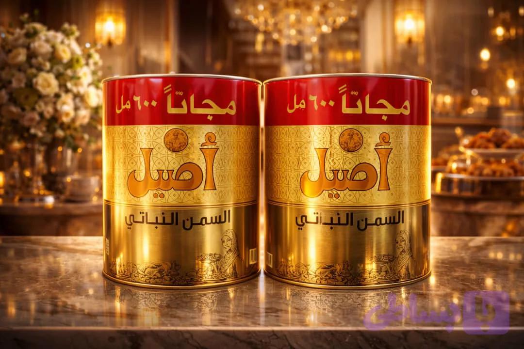 روغن جامد اصیل اماراتی چهار کیلو و ششصد گرمی (اصلی )