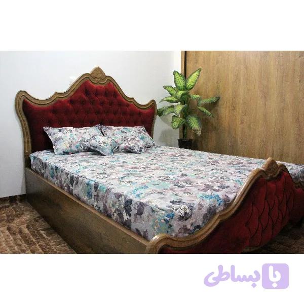 سرویس ملحفه روتختی طرح پرتو شیکدو 2 نفره 5 تکه | شیکدو