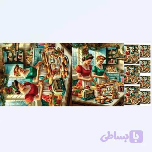 حراج نیم ست جذاب-زن انگلیسی
