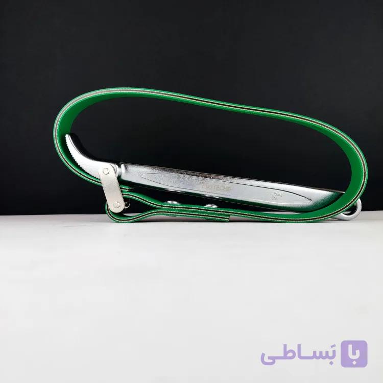 آچار لوله بازکن سفت کن تسمه ای دسته فولادی 9 اینچ - برند اصلی Hoteche هوتچ (722209)