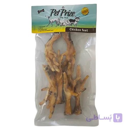 تشویقی سگ پای مرغ پت پرایز (Pet Prize) – 6 عددی