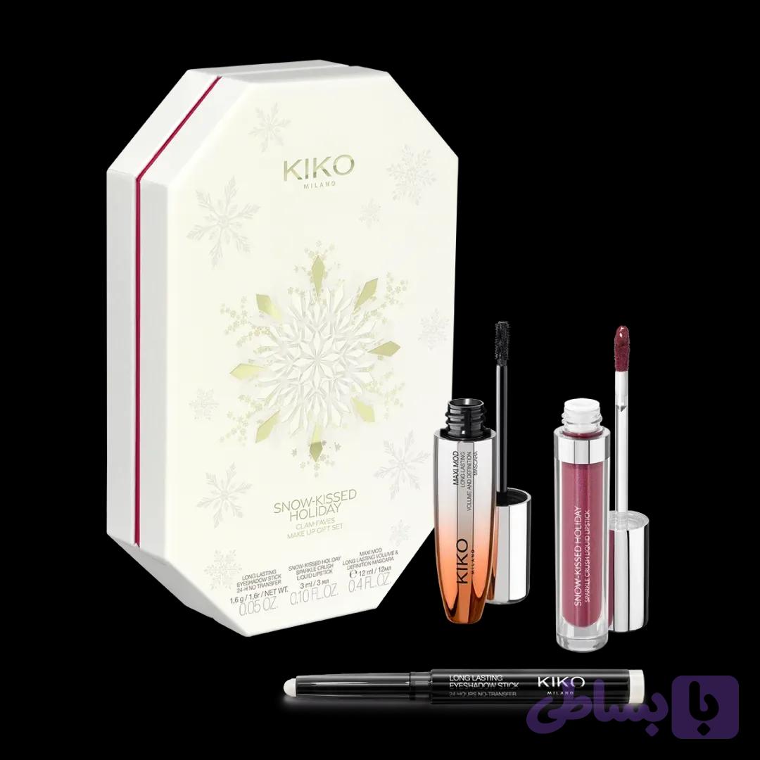مجموعه آرایش صورت کیکو میلانو مدل kiko milano Snow-Kissed Holiday مجموعه 3 عددی