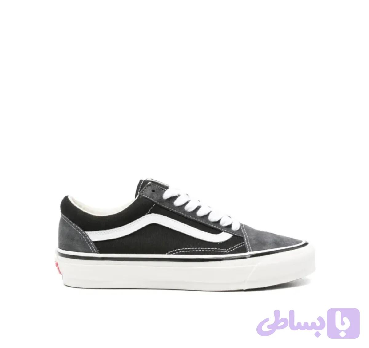 کتانی ونس old skool رنگ خاکی و طوسی