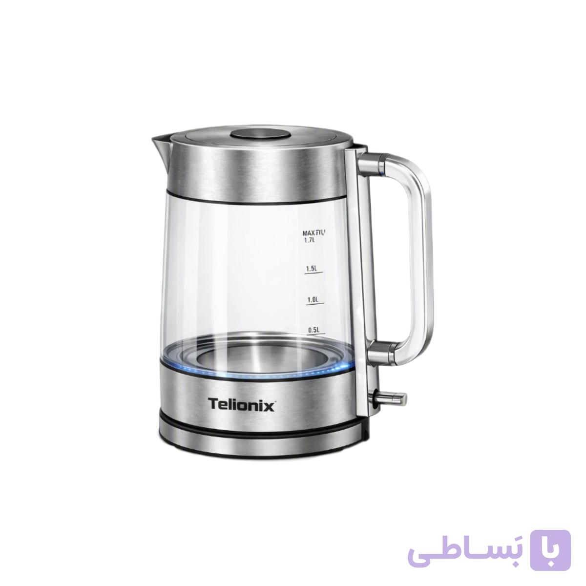 کتری برقی شیشهای تلیونیکس مدل TEK1416