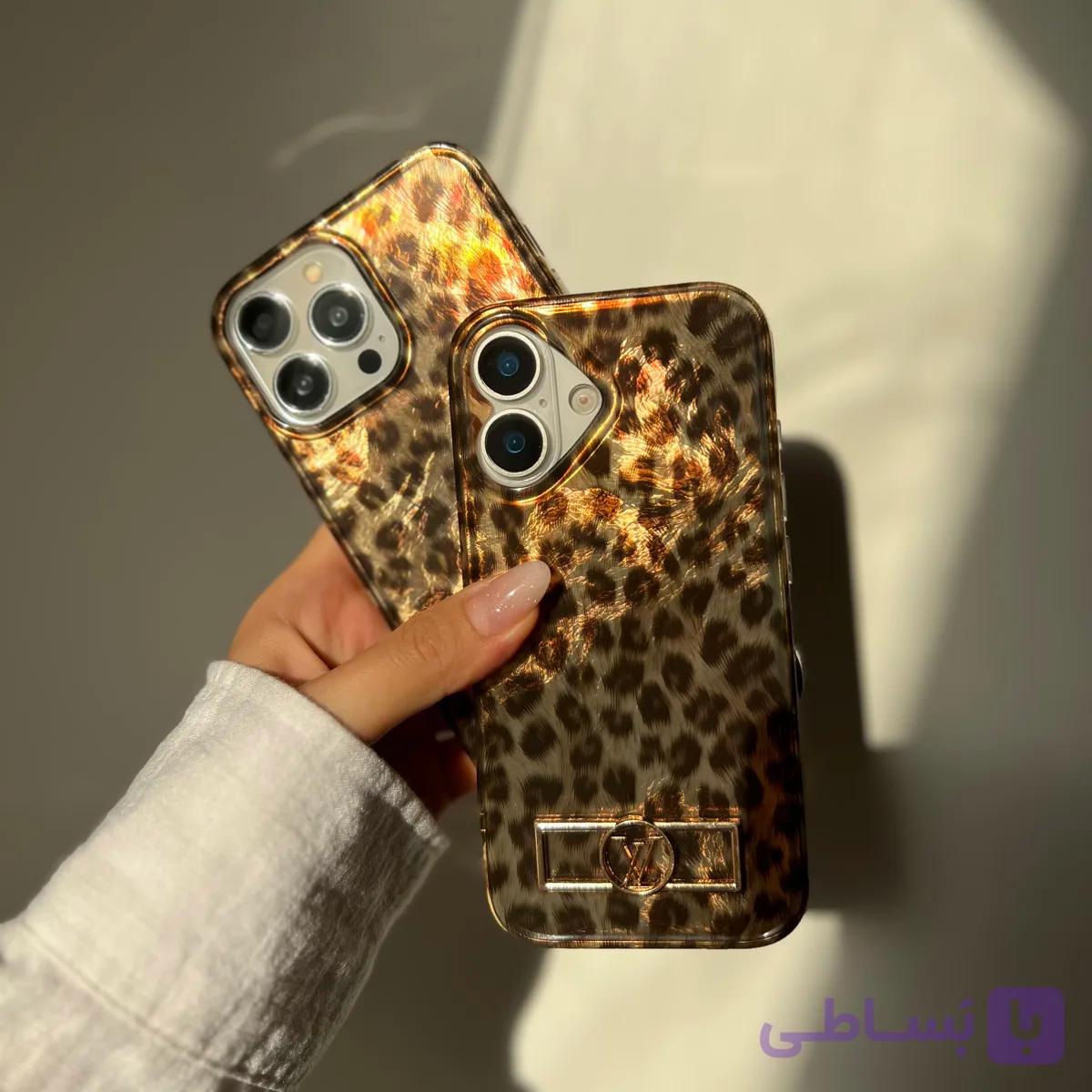 قاب گوشی طرح LV پلنگی