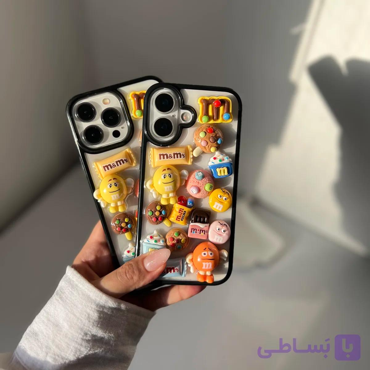 قاب گوشی M&M برجسته