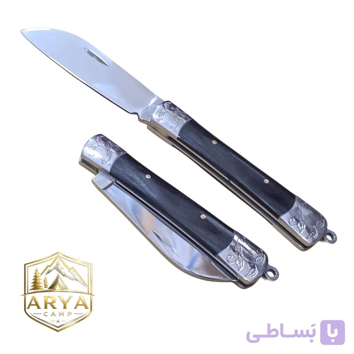 چاقوی جیبی جراحی دسته مشکی سایز بزرگ