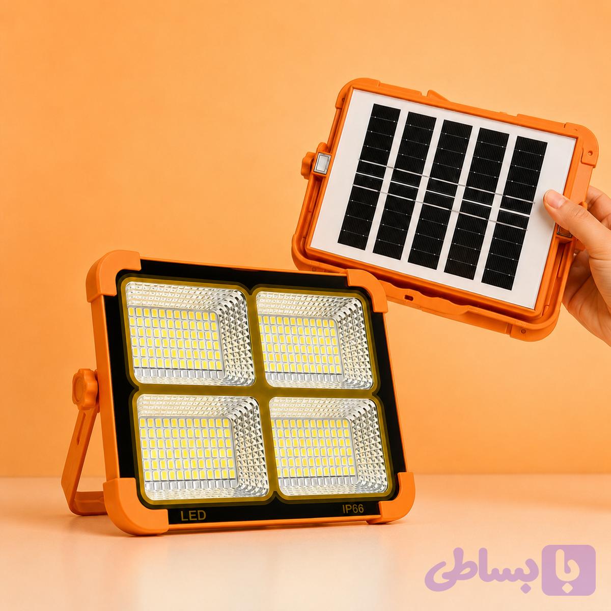 چراغ خورشیدی سولار اورجینال 288 لامپ | ضدآب IP66 با 4 حالت نوردهی