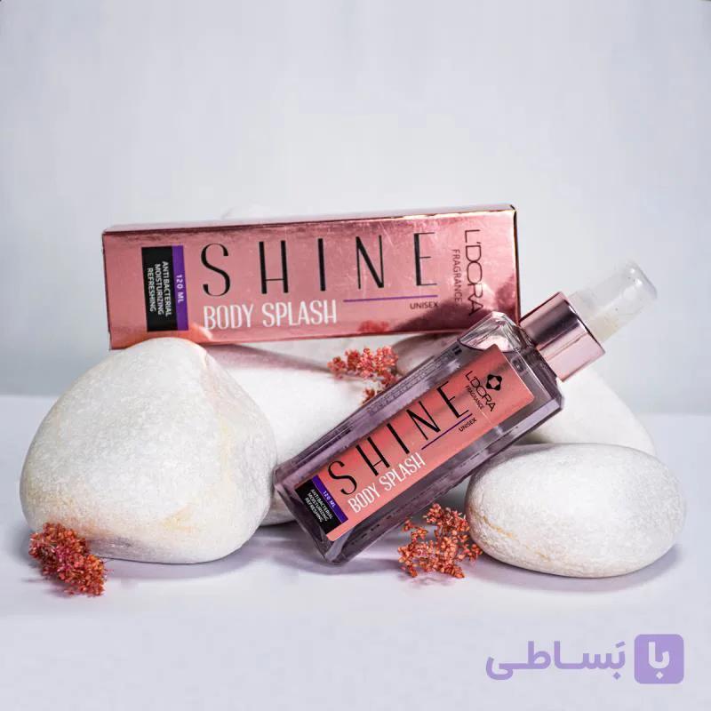 اسپری خوشبوکننده بدن مدل Shine لدورا فرگرنس 120 میلی لیتر