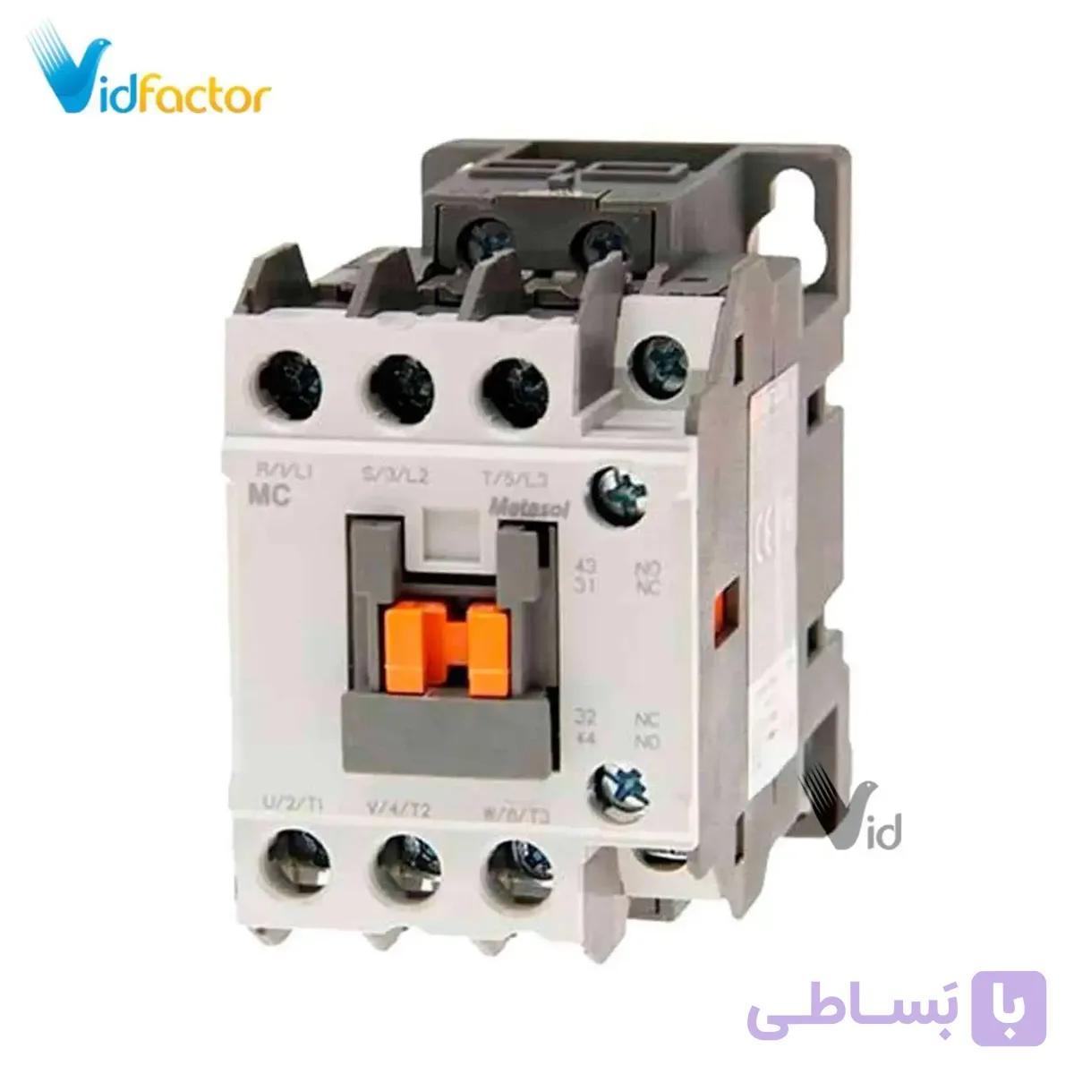 کنتاکتور 9 آمپر ال اس مدل MC-9b-AC220