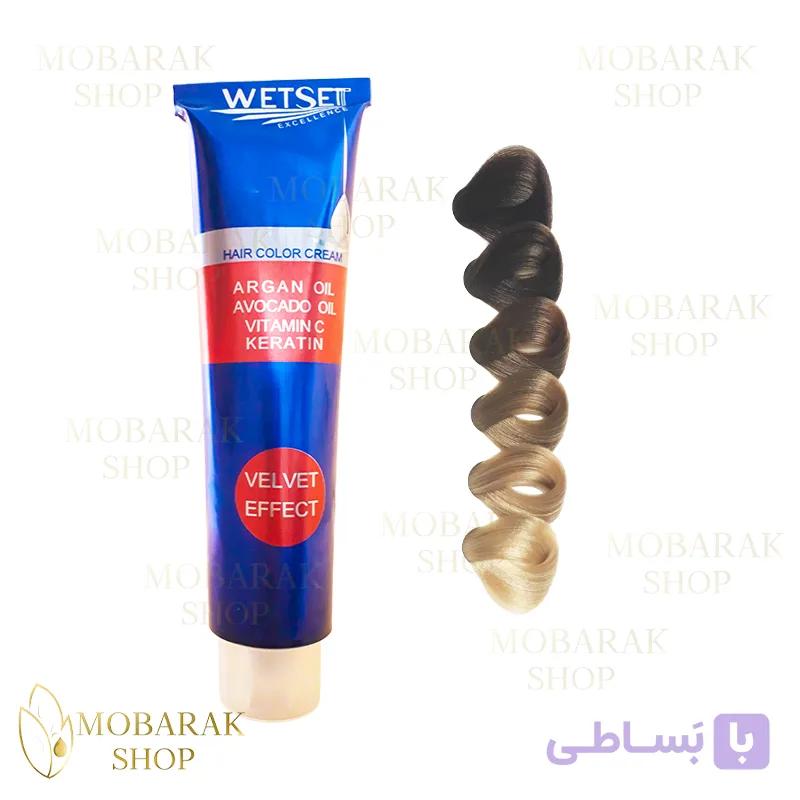 رنگ مو طبیعی قوی وت ست (Intensive Natural) حجم ۱۲۵ میلیلیتر (WetSet)