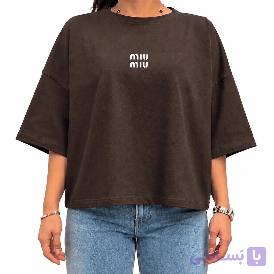 تی شرت زنانه قرمز miumiu کد MWT100