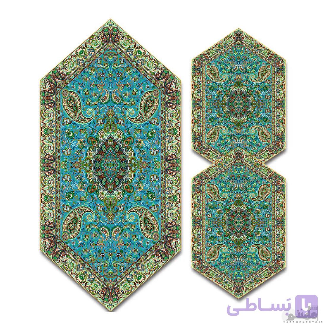 سری چهار تکه ترمه طرح سالار کد 814