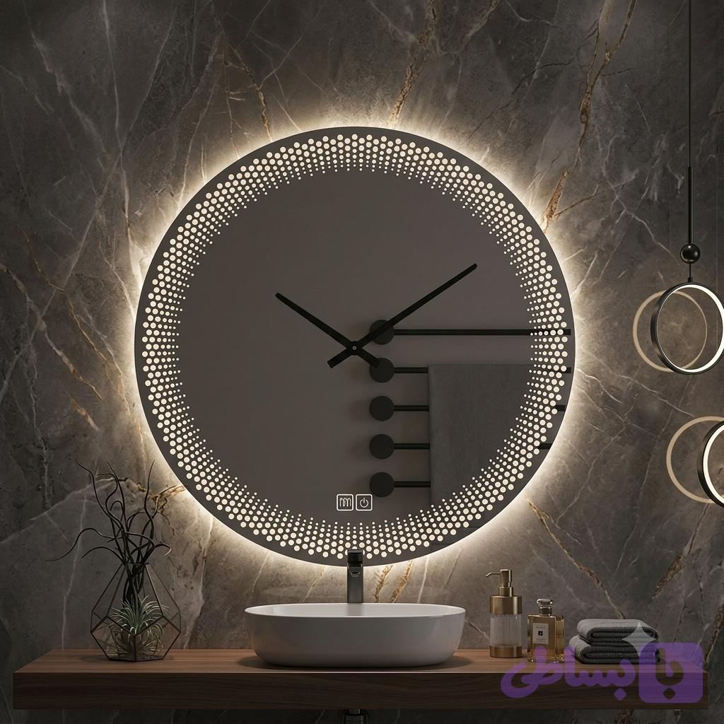 آینه بک لایت گرد کد (۱۰۹)