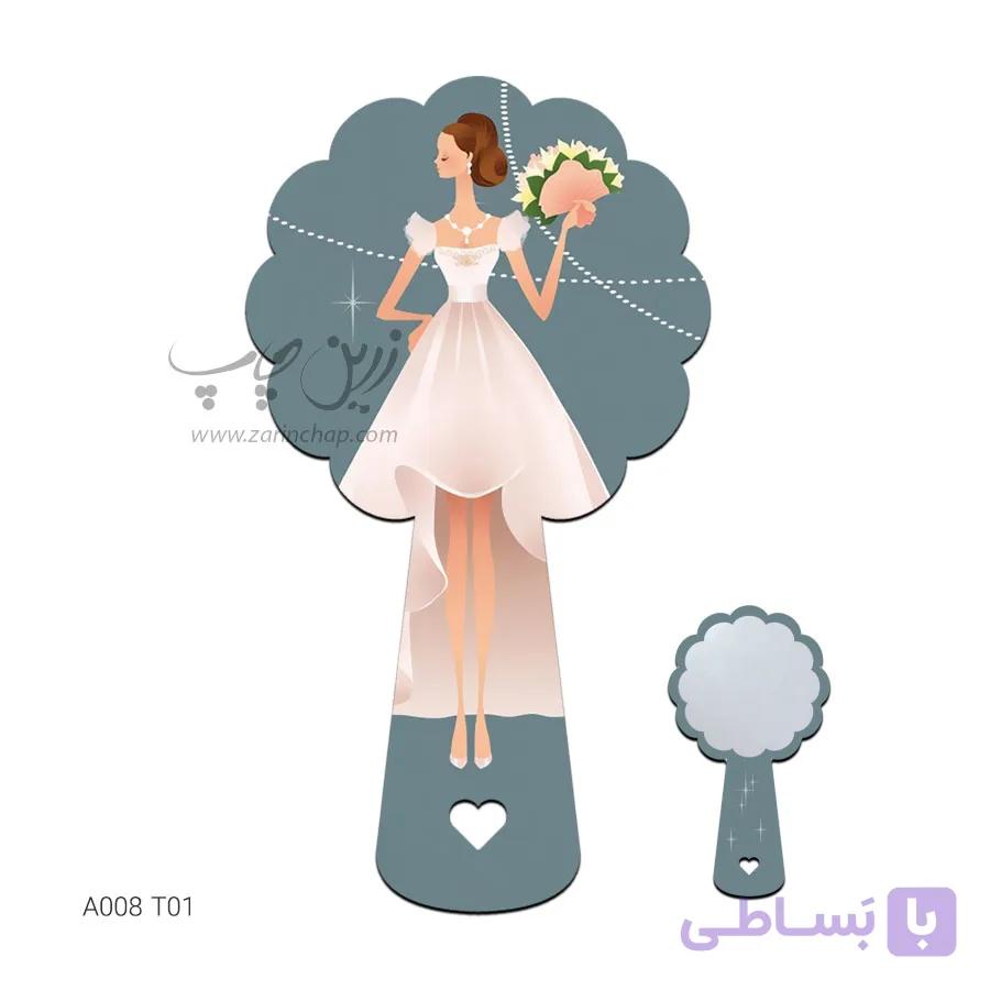 آینه دستی طرح A008T01