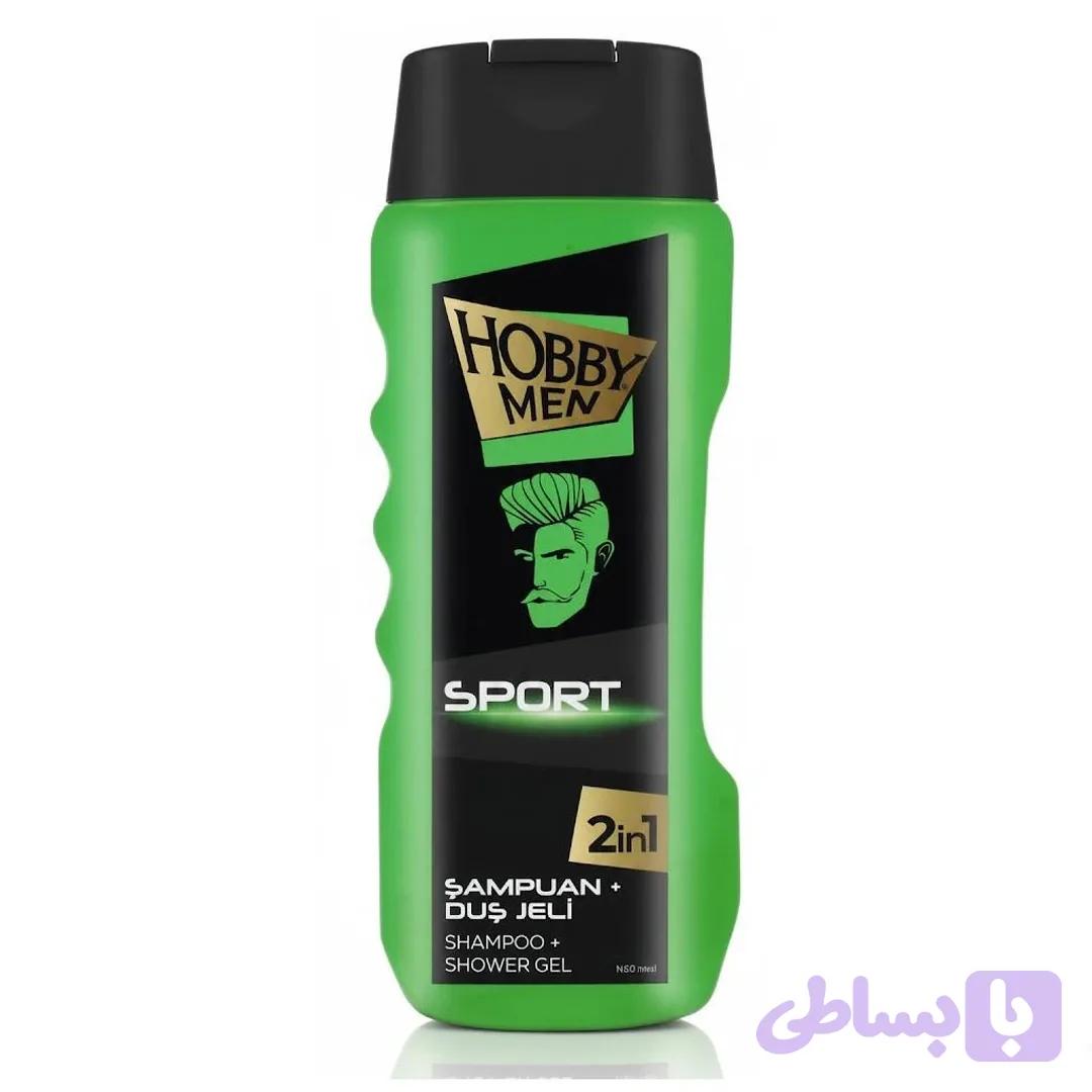 شامپو سر و بدن مردانه هوبی HOBBY مدل SPORT حجم ۴۰۰میل