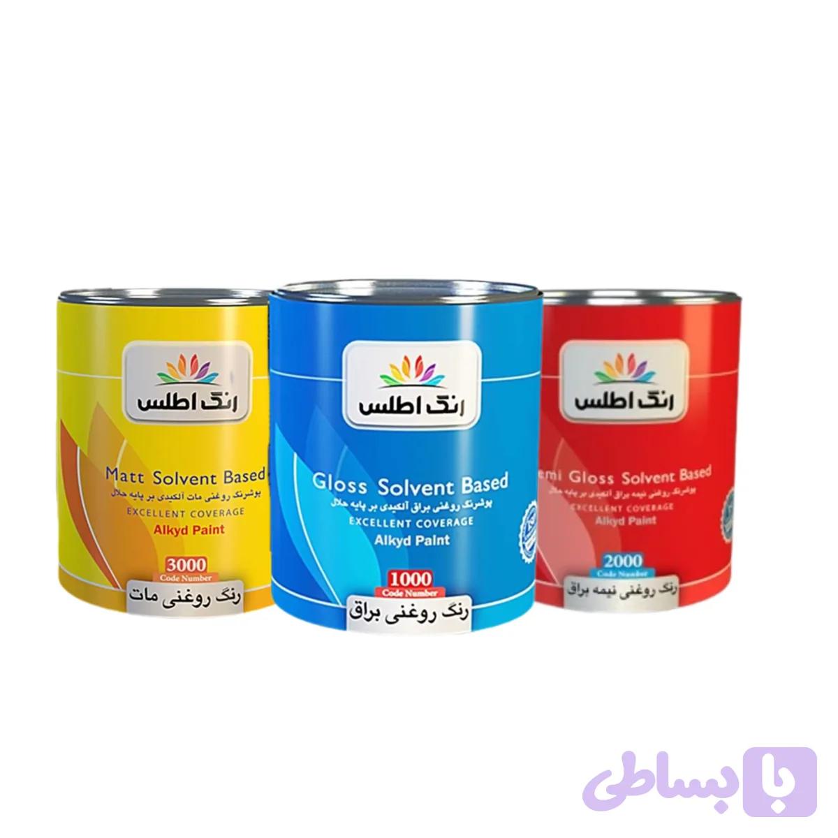 رنگ روغنی اطلس