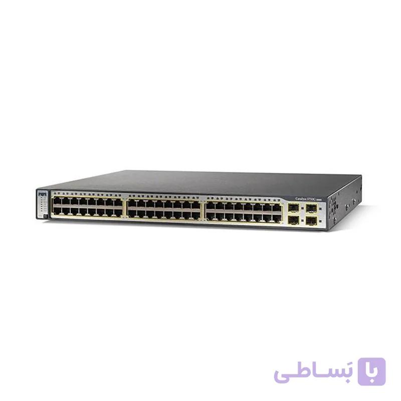 سوئیچ 48 پورت سیسکو مدل Cisco WS-C3750X-48T-S
