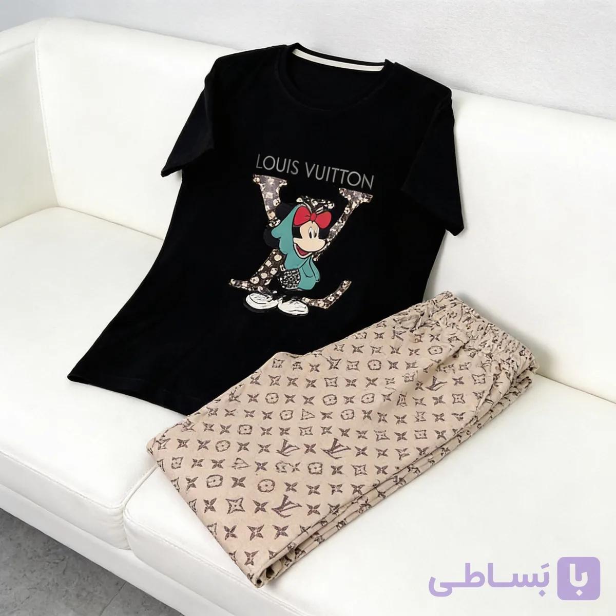 ست تیشرت شلوار عروسکی طرح میکی
