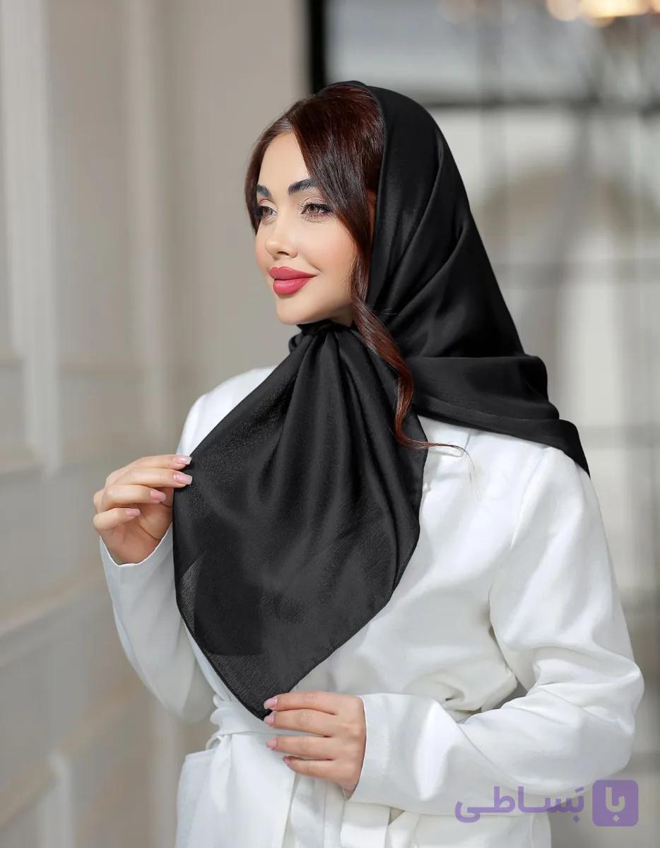 روسری مشکی ژان ژان وارداتی ترک مشکی