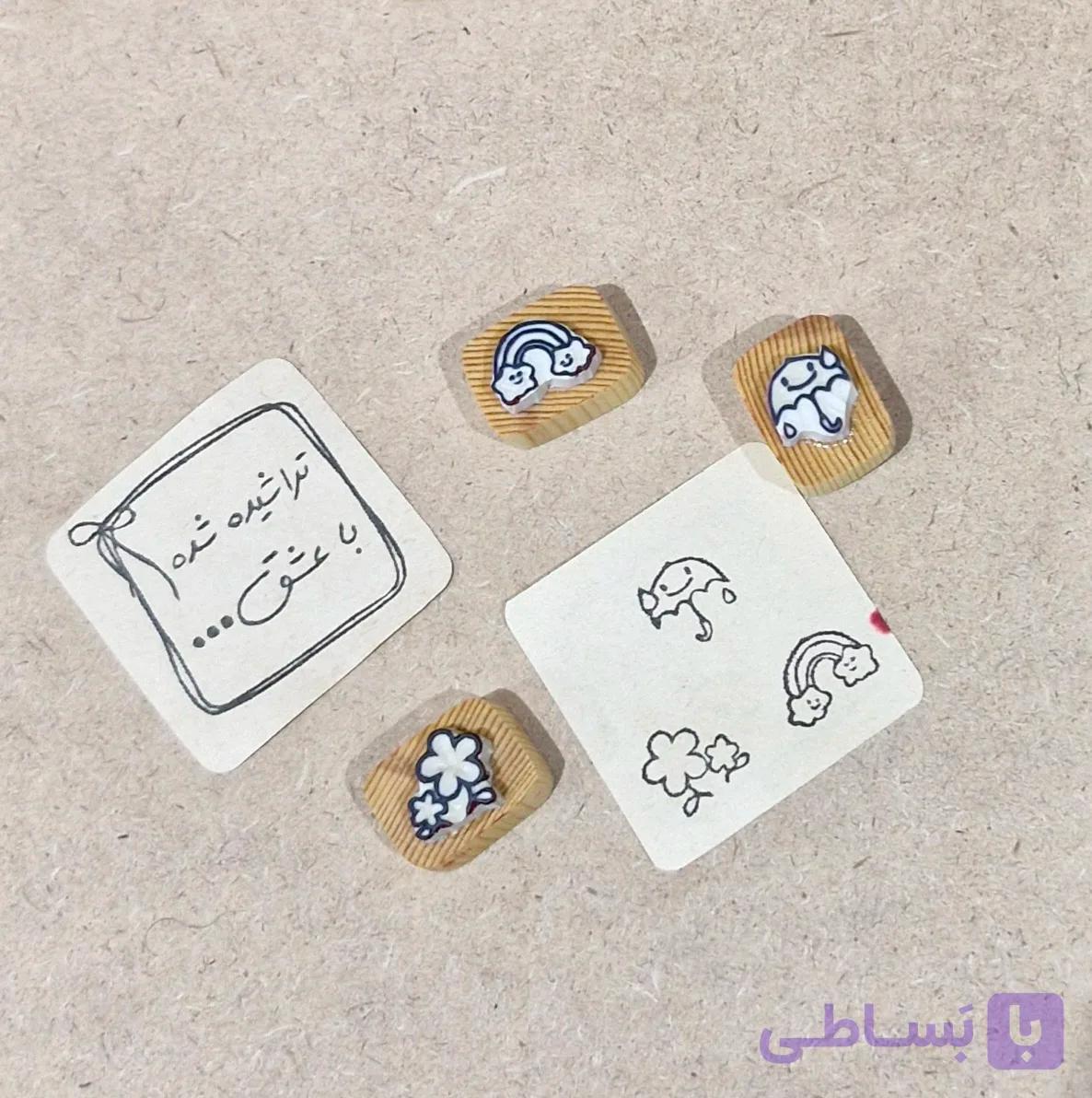 مهر های دست ساز لینو