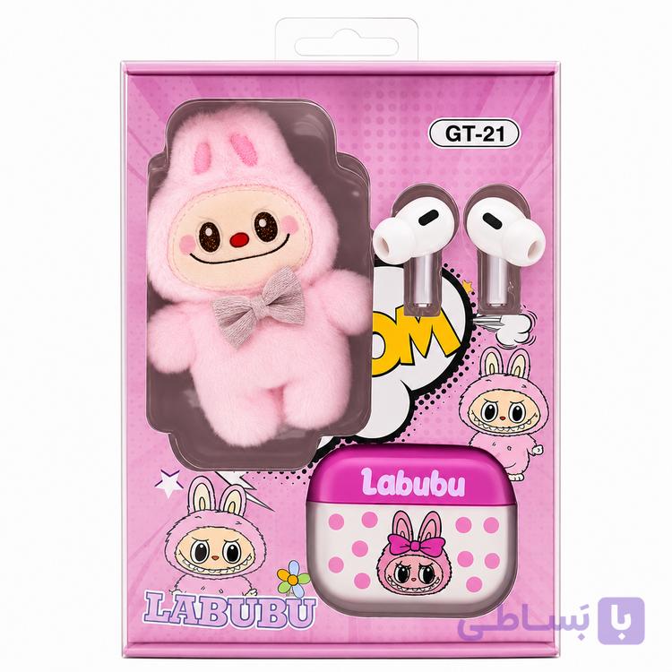 عروسک جاسوییچی و ایرپاد بلوتوثی و بی سیم شارژی لبوبو Lebubu مدل GT-21 با پورت شارژ تایپ سی
