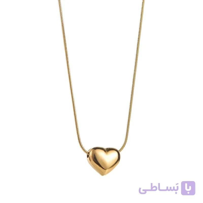 گردنبند زنانه آی ام مدل قلبی کد Gh7