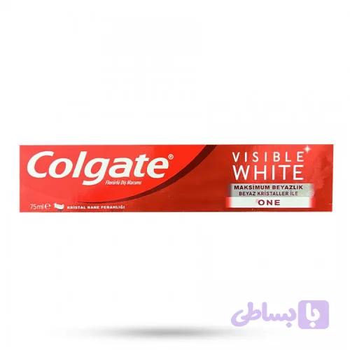 خمیر دندان سفید کننده کلگیت مدل Visible White