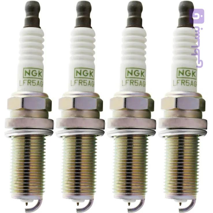 شمع خودرو ان جی کی پایه بلند سوزنی بسته 4 عددی (مدل LFR5AGP 5018)