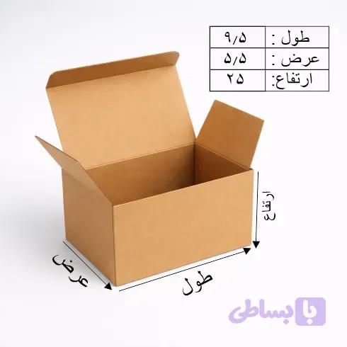 جعبه قفلی GH121 ایفلوت سه لایه | جعبه باریک پستی 25×9.5×5.5 سانتیمتر