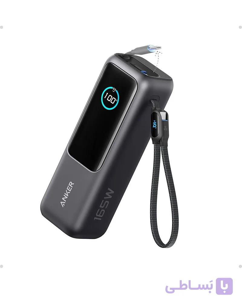 پاوربانک انکر 25000 میلی آمپر 165 وات پک گلوبال انگلیسی Anker Zolo PowerBank 25K 165W Built-In USB-C مدل A1695