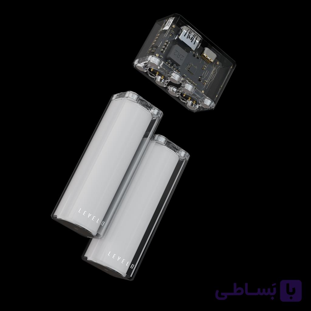 پاوربانک لِولو مدل LVL-SWAPCP-PB15K-TR ظرفیت 15000 میلی آمپر ساعت